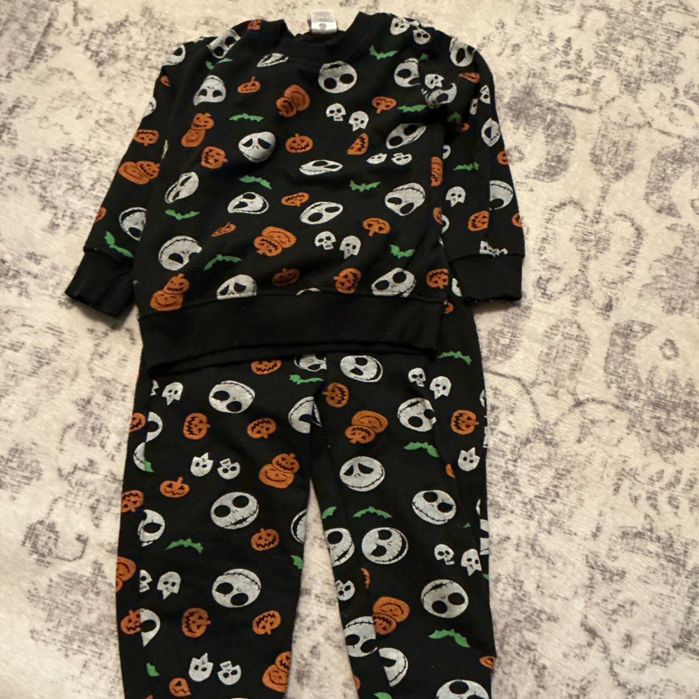 4T “The Nightmare Before Christmas”/ Halloween Kids Matching Set